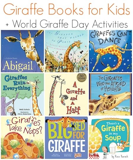 Children's Books Featuring Kids + World Giraffe Day Activities