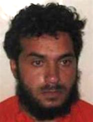 Guantanamo prisoner Haroon-al-Afghani, one of the last prisoners to arrive at Guantanamo (in 2007), who had never been heard from before his Periodic Review Board in June 2016. The photo is from his classified military files, released by WikiLeaks in 2011.
