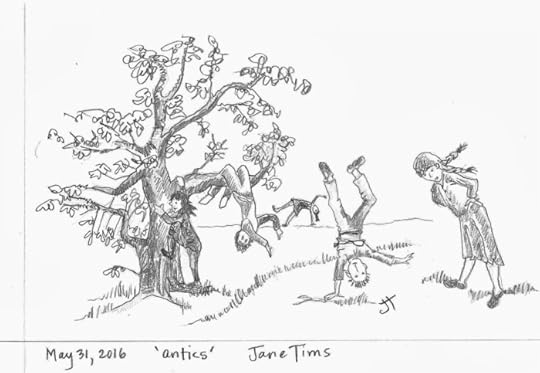 'antics' May 31, 2016 Jane Tims