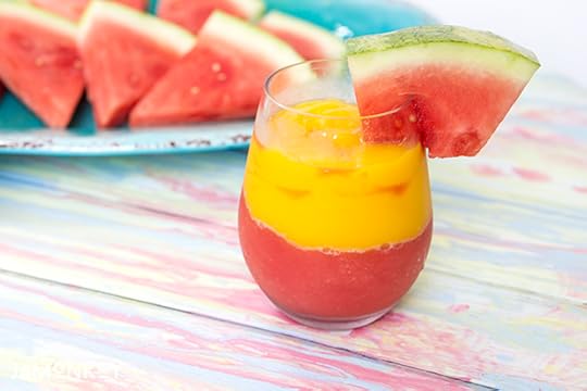 Frozen Mango Watermelon Lemonade