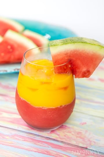 Frozen Mango Watermelon Lemonade