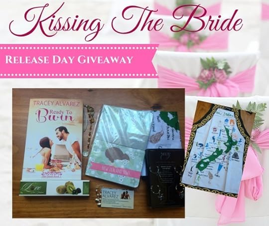 Kissing the bride giveaway photo
