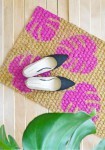 DIY-Monstera-doormat via Enthralling Gumption