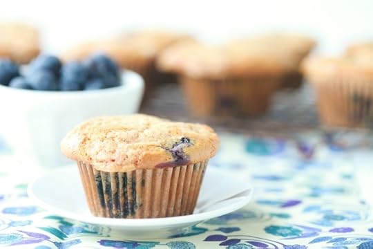 Grain-Free Blueberry Streusel Muffins via DeliciouslyOrganic.net