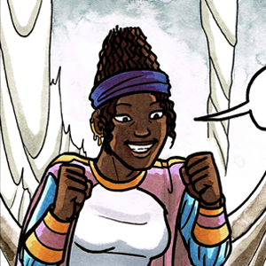 lgbtqia sci-fi webcomic Valley of the Silk Sky