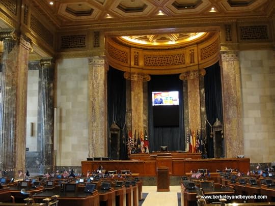 interior of Louisiana State Capitol in Baton Rouge, Louisiana