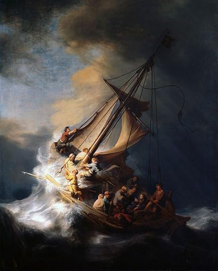storm on the sea of galilee