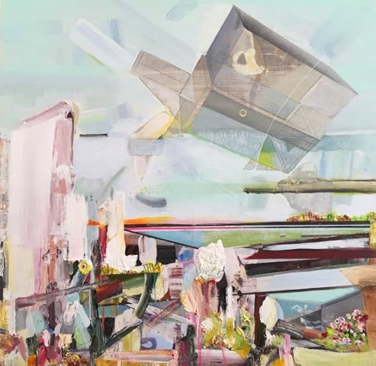 Carlos Beltran. Container. 24x24x2. Mixed Media
