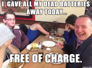dad joke dead batteries