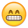 emoji grinning