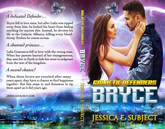 Print cover for Bryce, Galactic Defenders book one by Jessica E. Subject