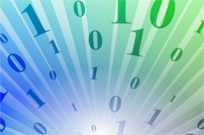 Abstract image of computer data