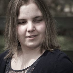 headshot of Kerry Kijewski, one of my blind friends