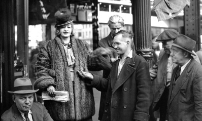 Mazie, Queen of the New York Bowery, 1946.