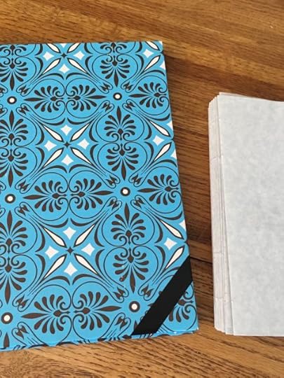 Size comparison with a stack of signatures for my usual size books