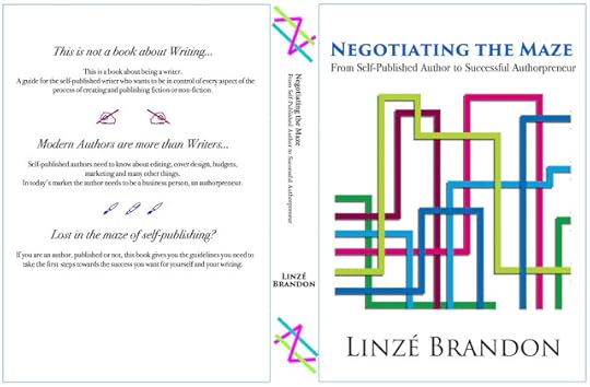 Linzé Brandon, Negotiating the Maze, non-fiction book about a writer's life, book cover graphic