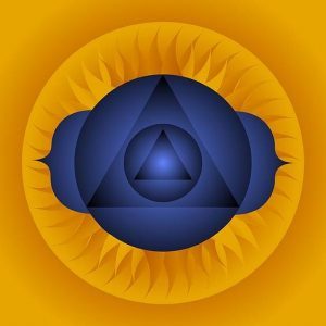 Third Eye Chakra, Mandala Healing Art by Sarah Niebank
