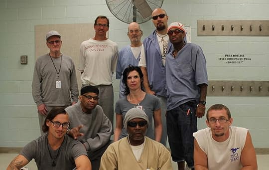 The author with the members of the book club