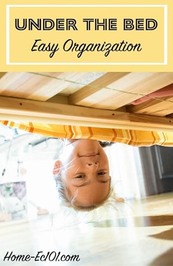 Today's challenge was / is to clean out under the bed. 