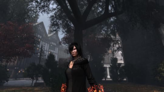 The black in the red