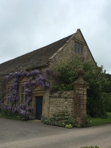 Worn? Shabby? Ancient? Rustic? Draped in wisteria?