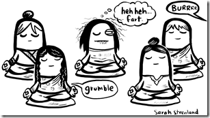 vipassana meditation cartoon