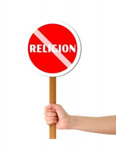 Hand Holding Red Alert Sign