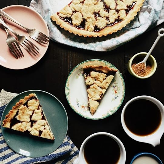 Very Easy Cornmeal and Rosemary Jam Tart