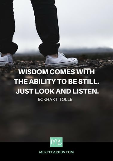 Eckhart Tolle on stillness