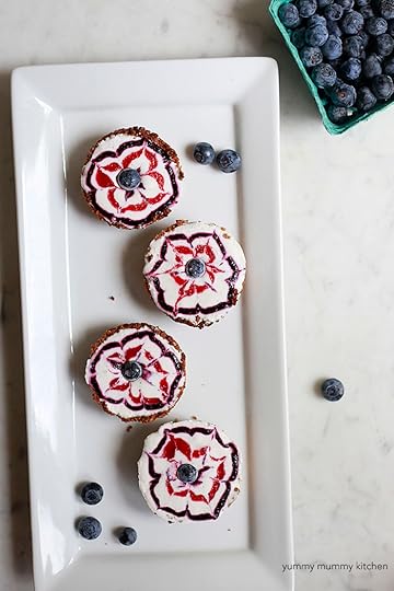 fourth of july ice cream pies