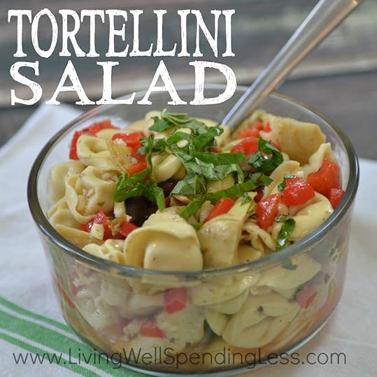 tortellini salad Square