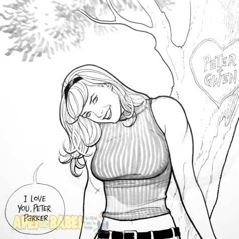 Frank Cho: Gwen Stacy commission