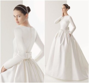 muslim-high-neck-long-sleeve-ball-gown-wedding