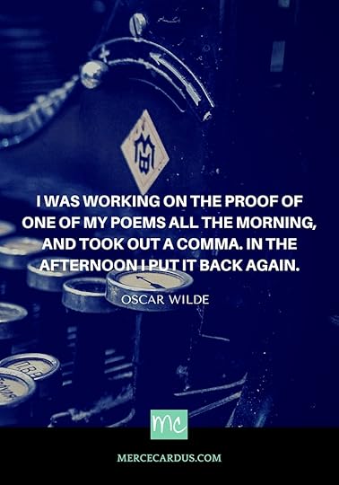 Oscar Wilde on writing