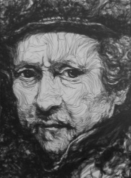 rembrandt fabric art