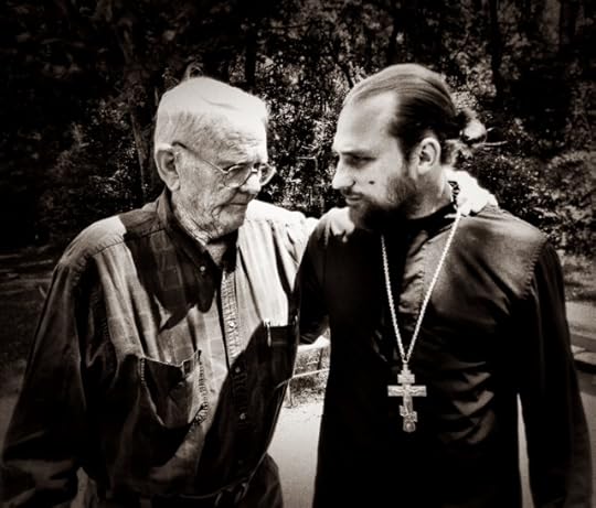 Ray Dreher Sr and Father Matthew Harrington