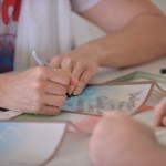 Forget Me Not #79 - Lantern Floating Hawaii Writing