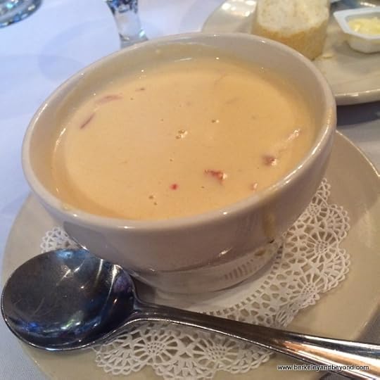 shrimp bisque at Pujo Street Cafe in Lake Charles, Louisiana