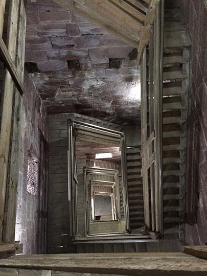 Stairwell in the keep, photo courtesy of Elaine Baskin