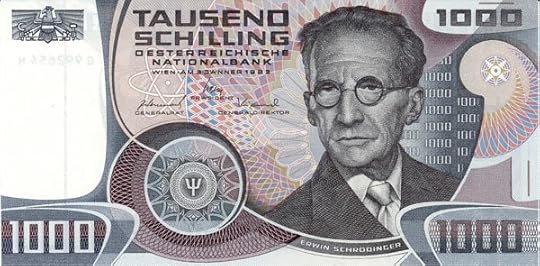 Schroedinger on the Austrian 1000 shilling note