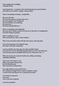 Your script ain't working