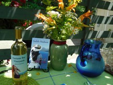 Commemorative Gwertztraminer wine made specially for the launch with the Summer of Fortune cover on the label.