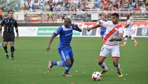 Sainey Nyassi in action against Rayo OKC. PHOTO: NASL