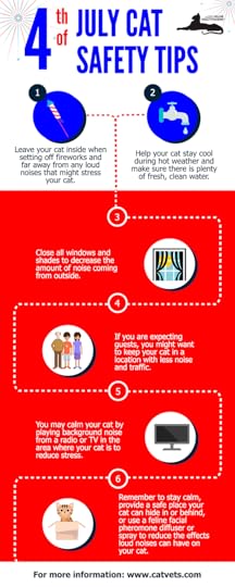 Fourth of July Cat Safety Tips infographic