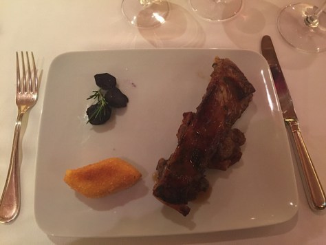 Oven roasted lamb shank