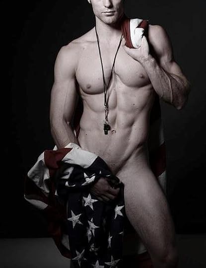 american flag nude