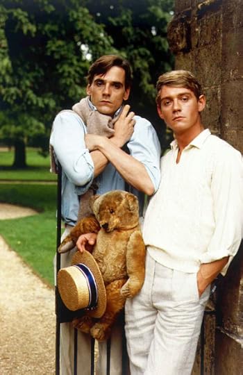 Jeremy Irons as Charles Ryder and Anthony Andrews as Sebastian Flyte in Brideshead Revisited Episode 1, 1981