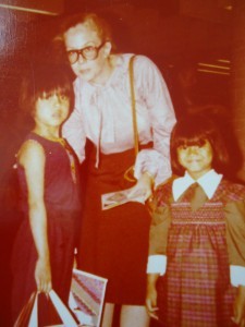 Caroline, Alicia & Lea, July 3, 1978, Kennedy Airport