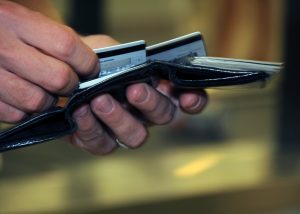 Photo of a wallet with credit cards