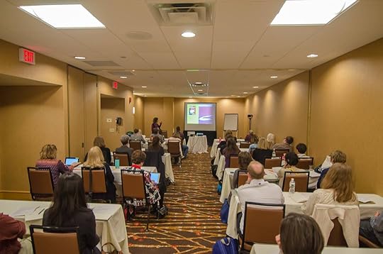 Sharing my pearls of wisdom with workshop attendees